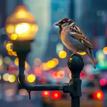 sparrow in the city - Image 1