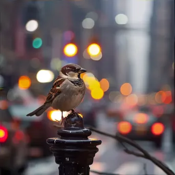 sparrow in the city - Image 4