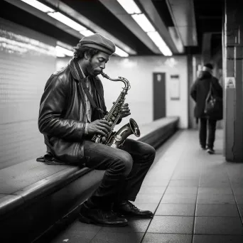 Subway saxophone serenade - Image 3