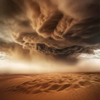 Sand storm desert - Image 1