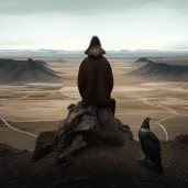 Genghis Khan surveying the vast Mongol Empire - Image 2