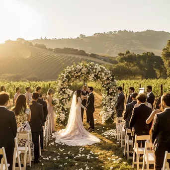 Romantic Vineyard Wedding