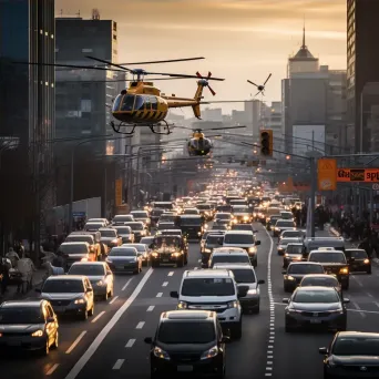 Urban Traffic Helicopter Monitoring