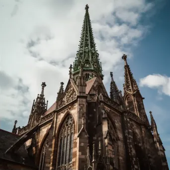 Historical church with stained glass windows - Image 2