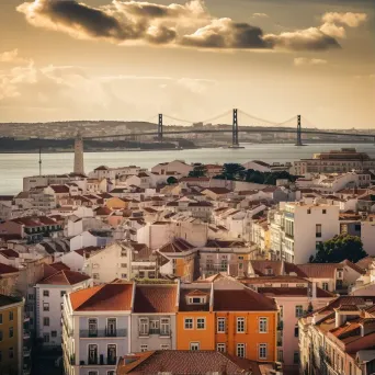 Lisbon skyline bridge - Image 1