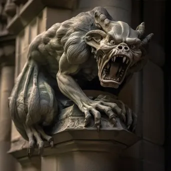 Architectural gargoyle guardians - Image 3