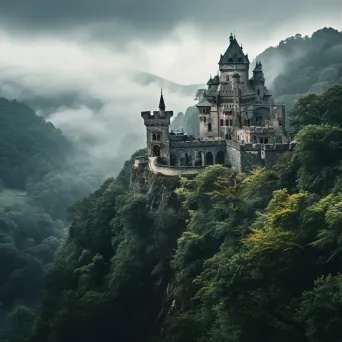 Misty Forest Castle