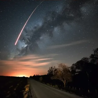 Fiery Comet Streak