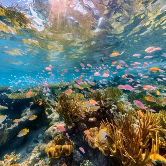 Vibrant Coral Reef Ecosystem