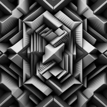 Intersecting geometric patterns in mind-bending optical illusion - Image 2