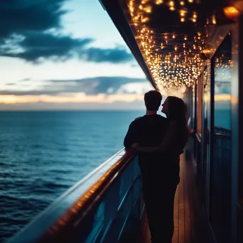 Romance on a Cruise Ship Balcony