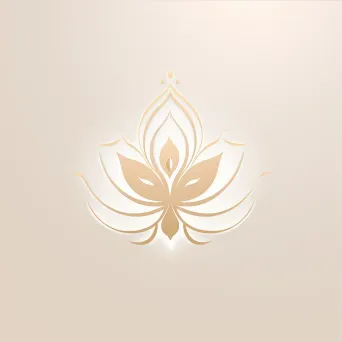 Lotus flower icon logo design for medical spa - Image 3