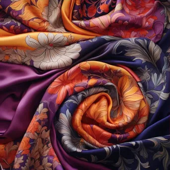 silk scarf - Image 3