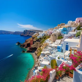 Santorini caldera beaches - Image 3