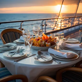 Luxury Dining Experience at Sea