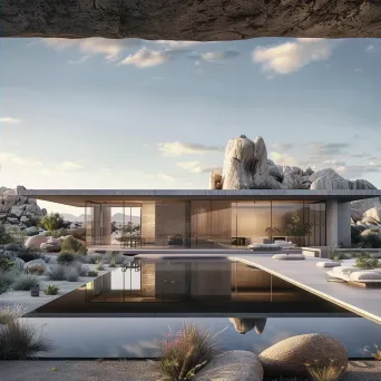 Modern architecture in desert with sustainable design - Image 2