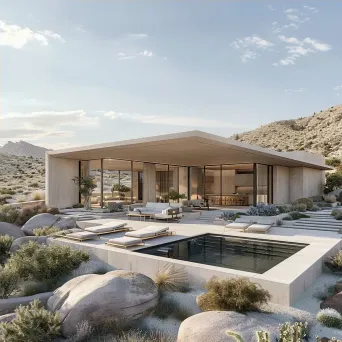 Modern architecture in desert with sustainable design - Image 4