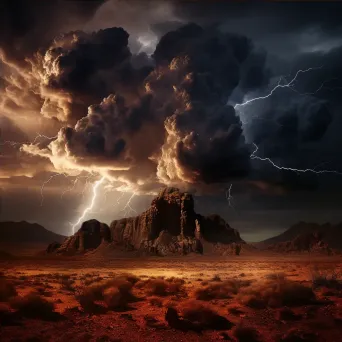 Storm monsoon desert - Image 4