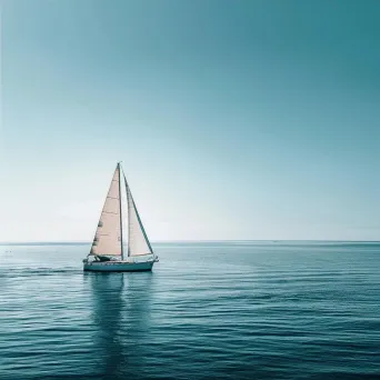 Open Ocean Sailboat