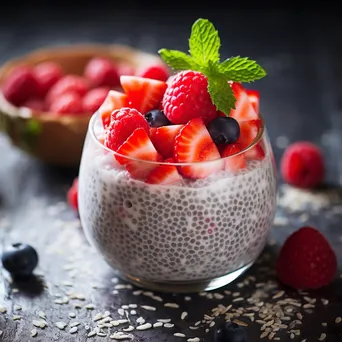 Chia Seed Pudding with Berries