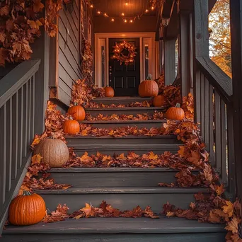 Cozy Autumn Entrance