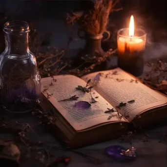 Enchanted Book Spells Candlelight