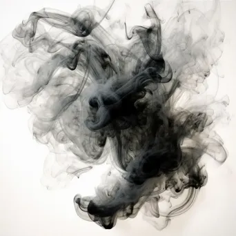 Abstract swirling smoke patterns - Image 4