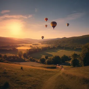 Valley Sunset Balloons