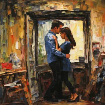 Image of a couple dancing in their living room - Image 4