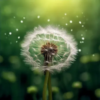 Dandelion seed fluffy texture - Image 4