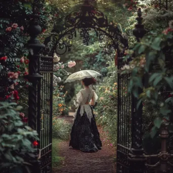 Victorian Garden Lady