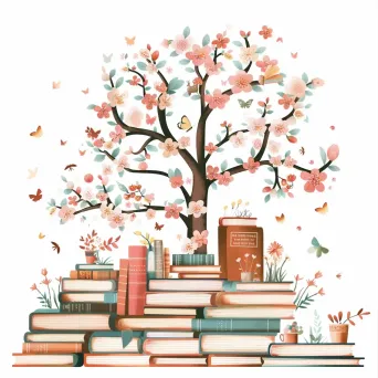 Whimsical Bookstore Logo - Image 1