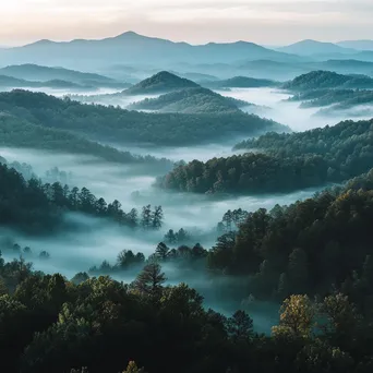 Misty Mountain Ridges