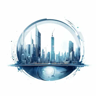 Futuristic Cityscape Logo - Image 2