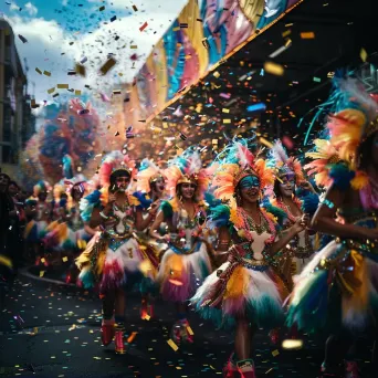 Vibrant Carnival Parade