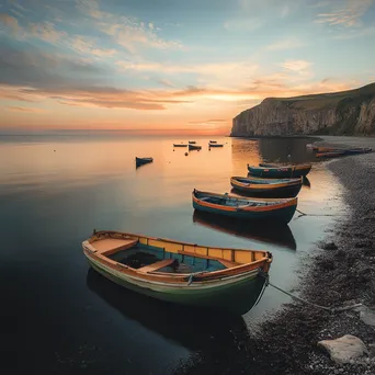 Idyllic Fishing Coastline