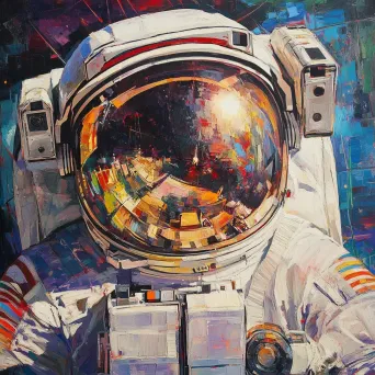 Cubist Astronaut