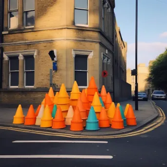 Traffic cone sculptures - Image 2