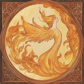 Art Nouveau Firebird