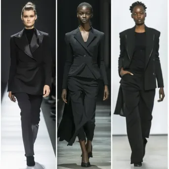 Minimalist modern monochrome runway scene - Image 1