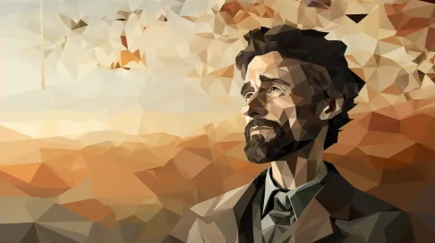 Low Poly Distinguished Poet