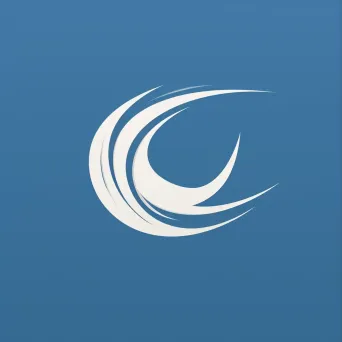 Sleek Bird in Flight Logo