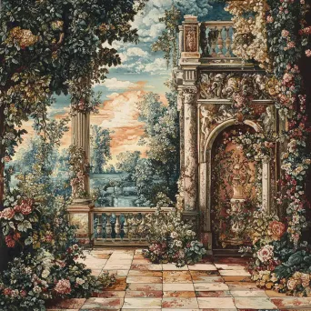 Baroque Tapestry Grandeur