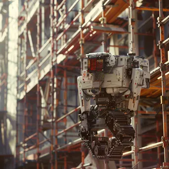 Robotic system inspecting a construction site for safety - Image 1