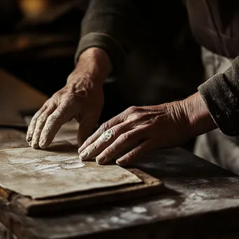 Pressing Handmade Paper