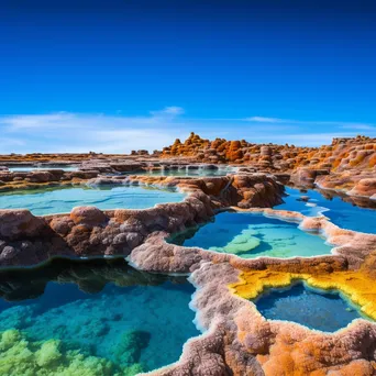 Vibrant Geothermal Pools Overview