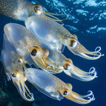 squids swimming - Image 3