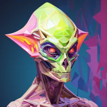 Low Poly Alien Creature