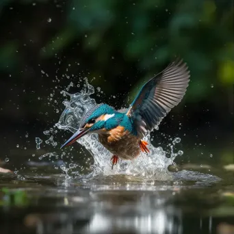 kingfisher in action - Image 1