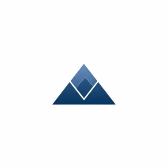 minimalist mountain peak logo - Image 1